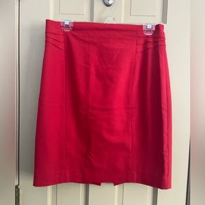Express Red Mini Skirt